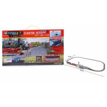 TRACK 2088 B O TRACK TRAIN WITH LIGHTS =CROSSING GUARD SET ( LENGTH 335CM )