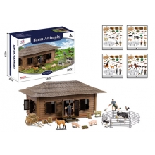 WORLD-OF-ANIMALS Q9899-ZJ63 HAPPY FARMER PLAY SET SURTIDO