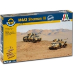 ITALERI 7511 M4A2 SHERMAN III FAST ASSEMBLY 1:72