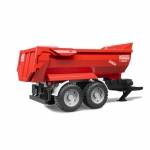 BRUDER 02225 KRAMPE TANDEM HALFPIPE TIPPING TRAILER