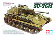 TAMIYA 35348 1:35 RUSSIAN SU76M TANK W SELF PROPELLED GUN