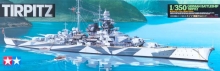 TAMIYA 78015 1:350 GERMAN TIRPITZ BATTLESHIP