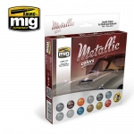 AMMO MIG JIMENEZ AMIG7175 METALLIC COLORS SET