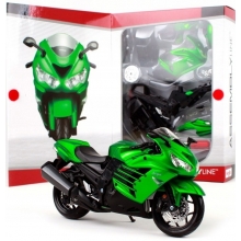 MAISTO 39197 1:12 AL KAWASAKI NINJA ZX 14R ARMABLE