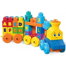 MATTEL FWK22 MEGABLOKS ABC TREN DE APRENDIZAJE ( 60 PIEZAS )