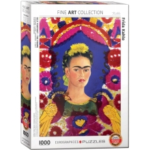 EUROGRAPHICS 6000-5425 SELF PORTRAIT FRAME BY FRIDA K PUZZLE 1000 PIEZAS