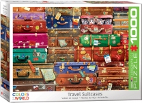 EUROGRAPHICS 6000-5468 TRAVEL SUITCASES PUZZLE 1000 PIEZAS