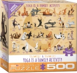 EUROGRAPHICS 8500-5354 YOGA IS A FAMILY ACTIVITY PUZZLE 500 PIEZAS