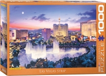 EUROGRAPHICS 6000-5491 LAS VEGAS STRIP BY EUGENE LUSH PUZZLE 1000 PIEZAS