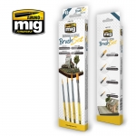 AMMO MIG JIMENEZ AMIG7601 DIORAMAS & SCENIC BRUSH SET