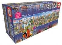 EDUCA 17570 PUZZLE 42000 PIEZAS LA VUELTA AL MUNDO FSC