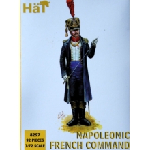 HAT 8297 1:72 NAPOLEONIC FRENCH COMMAND ( 24 W 2 HORSES )