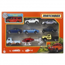 MATTEL X7111 MATCHBOX SURTIDO AUTO BASICO PAQUETE DE 9