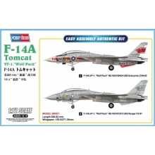 HOBBYBOSS 80279 F 14 A TOMCAT VF 1, WOLF PACK 1:72