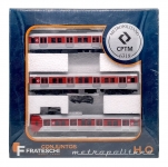 FRATESCHI 6318 SUBURBAN TRAIN SET CPTM ( NO TRACKS )