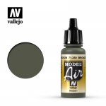 VALLEJO 71250 MODEL AIR 17 ML BRONZEGRUN RAL6031