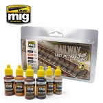 AMMO MIG JIMENEZ AMIG7471 RAILWAY FAST METHOD PAINT SET