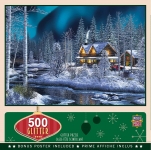 MASTERPIECES 31856 NORTHERN LIGHTS PUZZLE 500 PIEZAS GLITTER