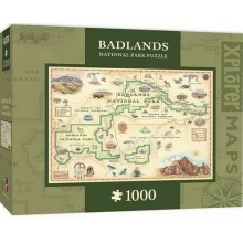 MASTERPIECES 71764 BADLANDS MAP PUZZLE 1000 PIEZAS