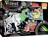 MASTERPIECES 11808 VELVET COLORING DINOS PUZZLE 60 PIEZAS