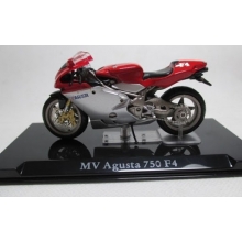 MAGAZINE 4110102 1:24 MV AGUSTA 750 F4 SILVER RED