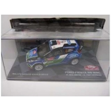 MAGAZINE RAFIESTA2012 2012 FORD FIESTA RS WRC 4 P SOLBERG C PATTERSON RALLY MONTE CARLO BLUE WHITE