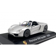 MAGAZINE SC918 1:43 PORSCHE 918 SPYDER SILVER