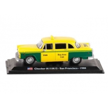 MAGAZINE TX10 1980 CHECKER A11 A12 SAN FRANCISCO TAXI YELLOW GREEN