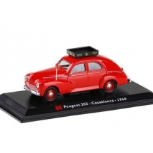 MAGAZINE TX16 1960 PEUGEOT 203 CASABLANCA TAXI RED