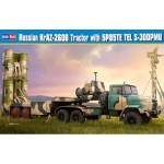 HOBBYBOSS 85511 RUSSIAN KRAZ 260B TRACTOR WITH 5P85TE TEL S 300PMU 1:35