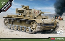 ACADEMY 13531 1:35 GERMAN PANZER III AUSF J NORTH AFRICA