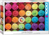 EUROGRAPHICS 6000-5625 CUPCAKE RAINBOW PUZZLE 1000 PIEZAS