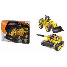 QIHUI 6803 TECH BRICKS2 IN 1 CONSTRUCTION BULLDOZER & TANK 261PCS