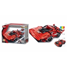 QIHUI 8025 TECH BRICKS R C RACING CAR 2 IN 1 4CH 341 PCS 2.4G