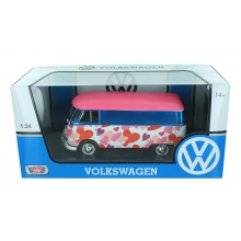 MOTORMAX 79581 1:24 VOLKSWAGEN TYPE 2 ( T1 ) DELIVERY VAN LOVE