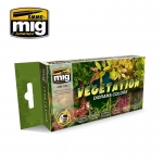 AMMO MIG JIMENEZ AMIG7176 VEGETATION DIORAMA COLORS SET
