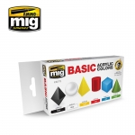 AMMO MIG JIMENEZ AMIG7178 BASIC ACRYLIC COLORS SET