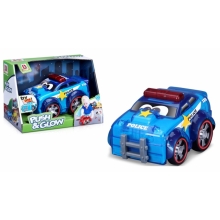 BURAGO 89004 PUSH & GLOW POLICE CAR