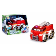 BURAGO 89006 PUSH & GLOW FIRE TRUCK