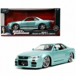 JADA 32608 1:24 FAST AND FURIOUS BRIAN S NISSAN SKYLINE GT R ( R34 )