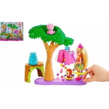 MATTEL GTM84 BARBIE CHELSEA FEATURE PLAYSET W PETS