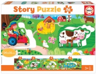 EDUCA 18900 STORY PUZZLE THE FARM