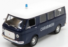 MAGAZINE POW011 FIAT 238 MINI VAN POLICE CARS OF THE WORLD SERIES WHITE BLUE