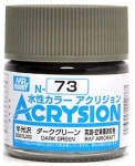 MRHOBBY 11288 N73 ACRYSION COLOR DARK GREEN