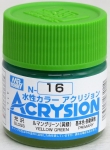 MRHOBBY 03411 N16 ACRYSION COLOR YELLOW GREEN