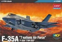 ACADEMY 12561 1:72 F 35A SEVEN NATION AIR FORCE