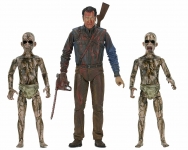 NECA 41949 ASH VS EVIL DEAD PACK X 3 7 PULGADAS HLWN