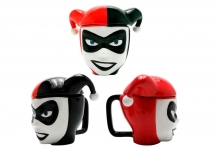 ABYSSE ABYMUG419 DC COMICS HARLEY QUINN FIGURAL 3D MUG ( 10 ONZAS )