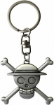ABYSSE ABYKEY153 ONE PIECE LUFFY PIRATE SKULL 3D KEYCHAIN
