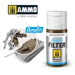 AMMO MIG JIMENEZ AMIG0823 ACRYLIC FILTER MEDIUM BROWN